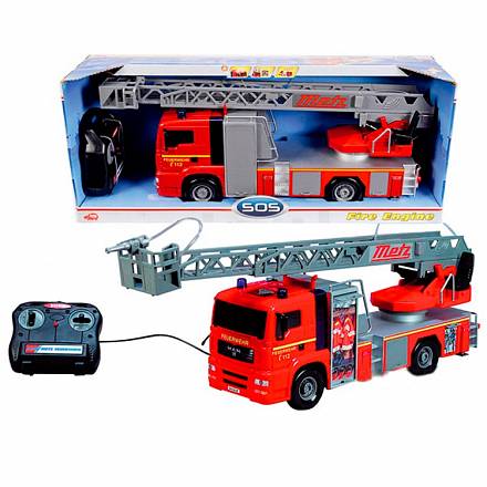 Пожарная машина Man на дистанционном управлении, 50 см., свет, звук, вода 